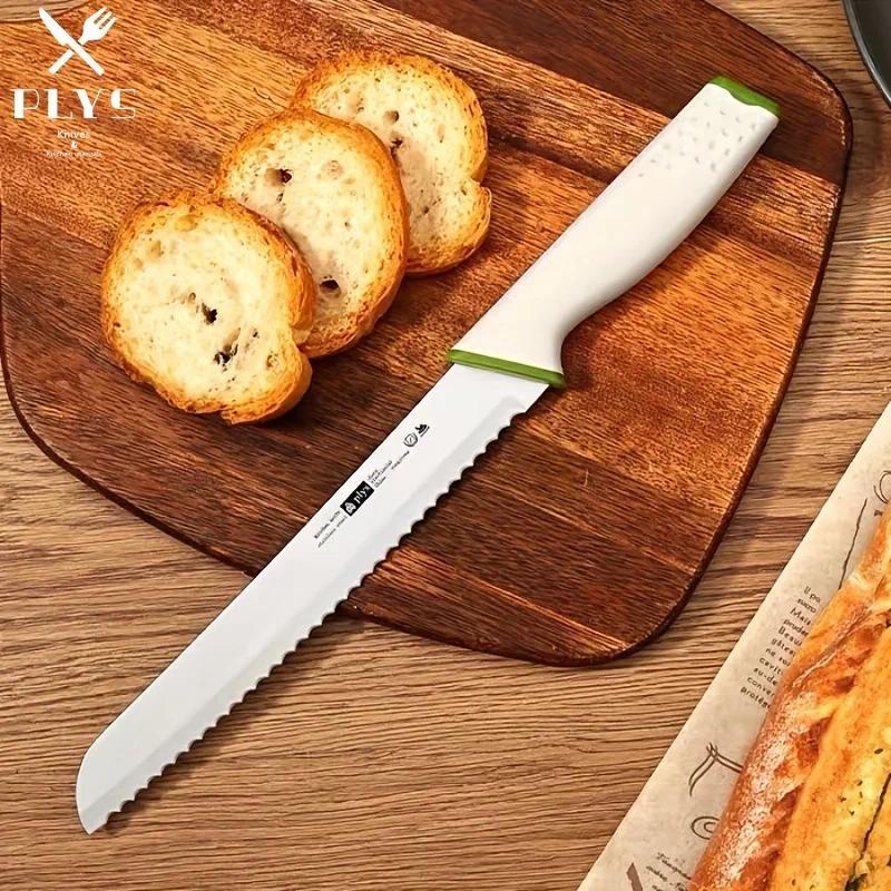 PLYS Bread Knife Household Multi-Purpose Baking Bread Knife Toast Knife Cake Knife Serrated Knife Ba