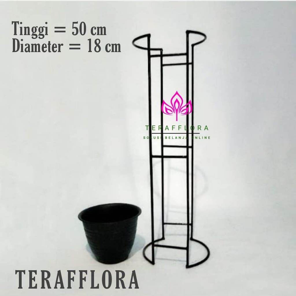 STANDING RAK POT TUNGGAL/RAK POT HIAS/RAK POT MURAH/RAK TANAMAN/RAK POT HIAS