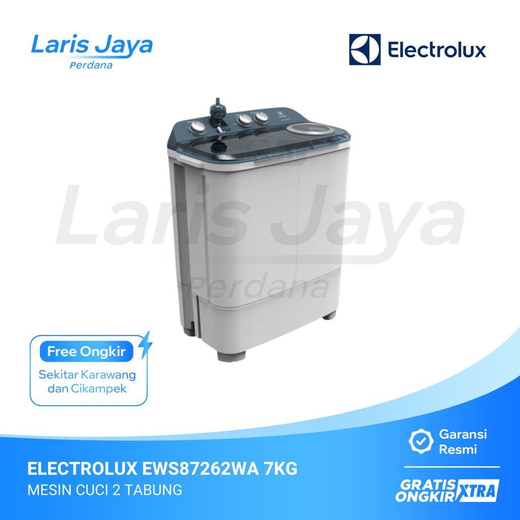 MESIN CUCI 2 TABUNG  ELECTROLUX 87262 // KAPASITAS 7KG