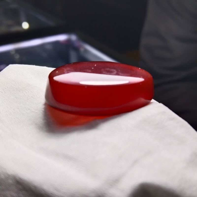 Batu Akik Yaman Merah Asli 18-24mm akik