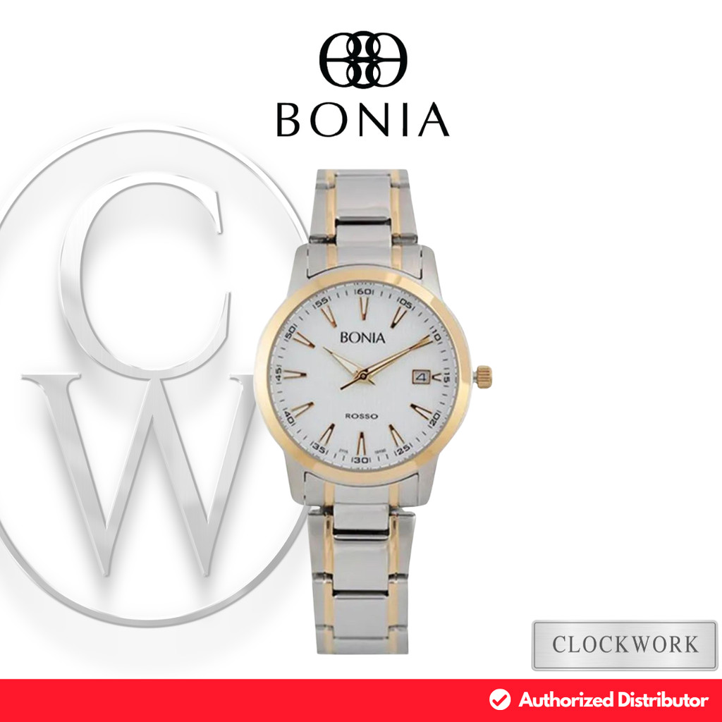 Jam Tangan Wanita Bonia BNB10100 Rantai Classic Formal