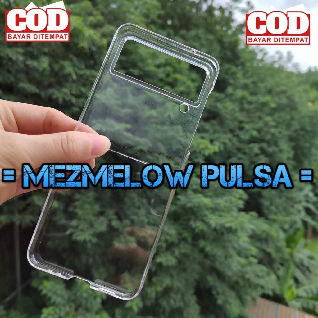 Acrylic Mika Caseng Casing Pc Hard Case Transparant Caseng SAMSUNG Z FLIP 3 - Gambar 2