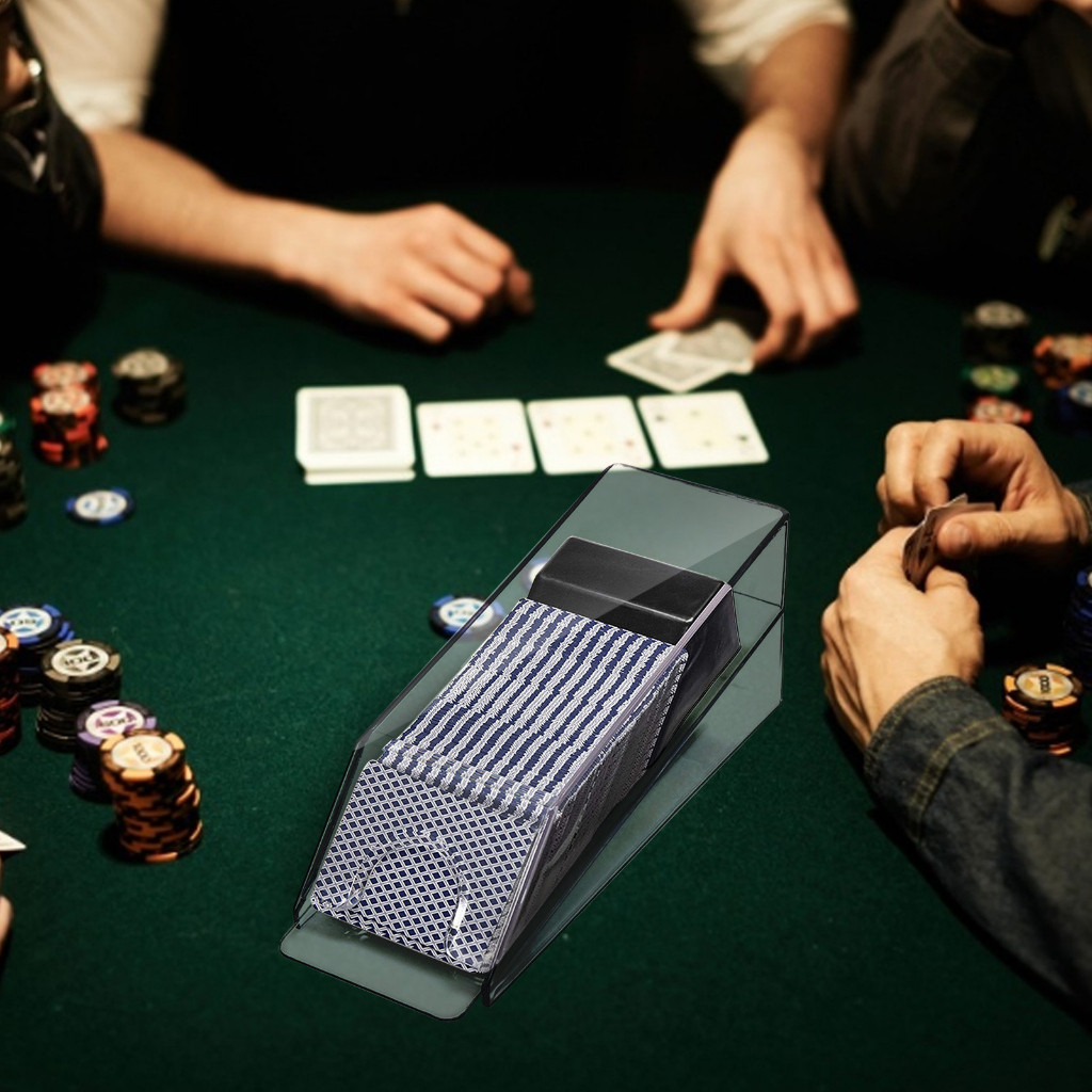 Dealer Card Shoe 6 Deck Acrylic Baccarat Blackjack