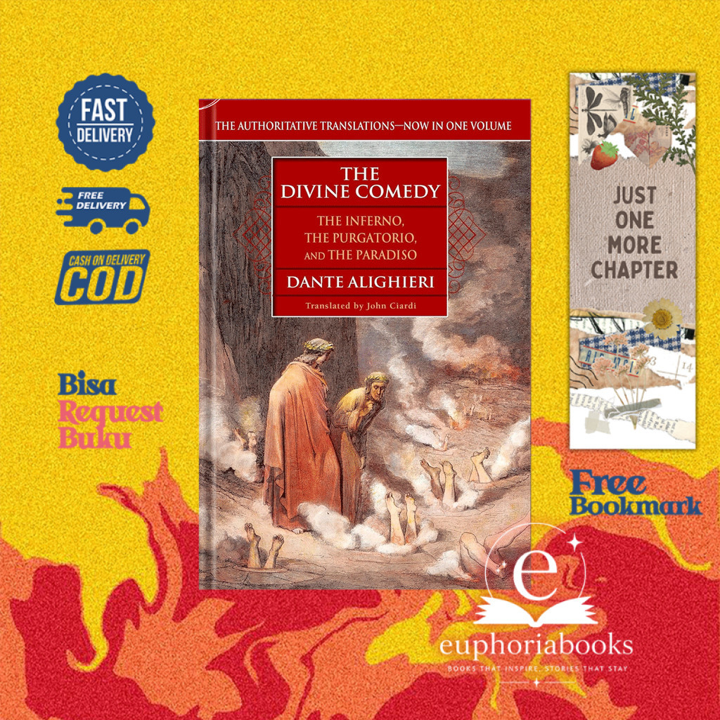 Paket Bundling Dante The Divine Comedy (The Inferno, The Purgatorio, and The Paradiso) By Dante Alig