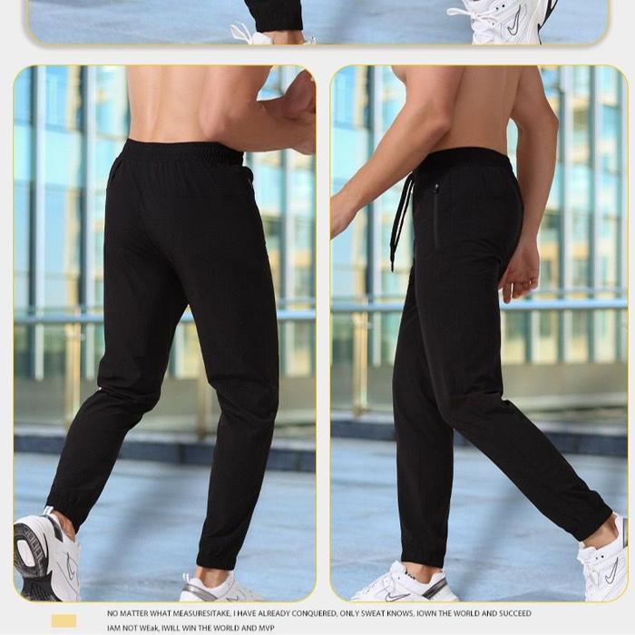 Murah MeriahCELANA TRAINING PRIA PREMIUM/CELANA JOGGER OLAHRAGA/CELANA OLAHRAGA Sport - HITAM, SP