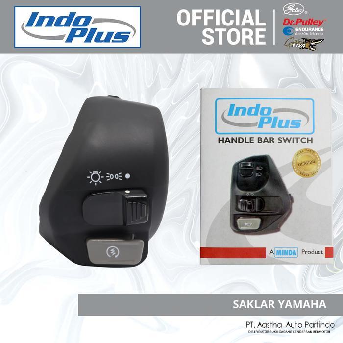 READY INDOPLUS [MINDA] SAKLAR KANAN YAMAHA AEROX IDLING/AEROX IDLING (ADA TOMBOL LAMPU)/BYSON (ADA T