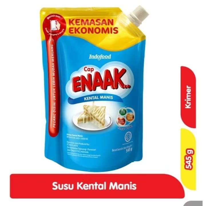 *ASH* Susu Enaak Kental Manis Cap Enak Pouch 535 gr