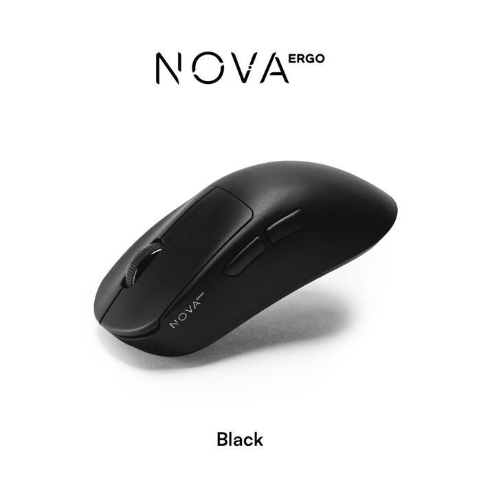 Press Play NOVA Ergo Ergonomic Wireless Gaming Mouse - BLACK