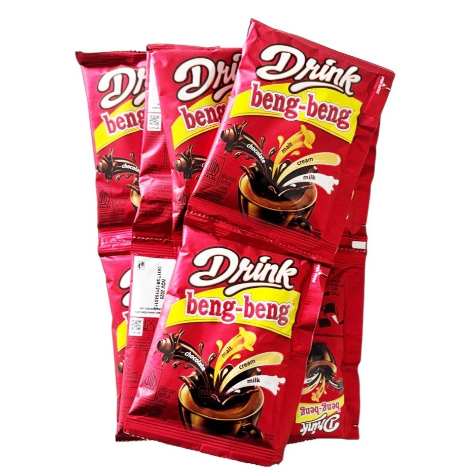 Beng Beng Drink 27gr harga ecer varian renceng / renteng Minuman Cokelat Coklat Drink tanpa free Pra