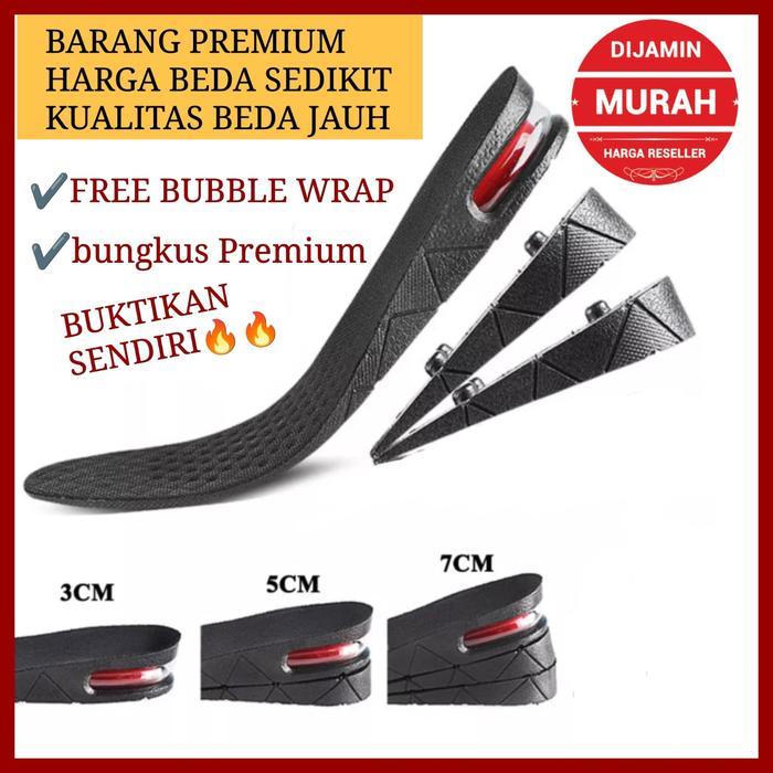 TERLARIS = Aksesoris Sepatu = INSOLE PENAMBAH TINGGI BADAN  ALAS SEPATU PRIA WANITA INSOLE PENINGGI 