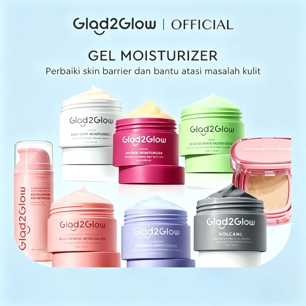 Glad2glow Sunscreen | glad2glow moisturizer | glad2glow clay stick mugwort | glad2glow fash wash