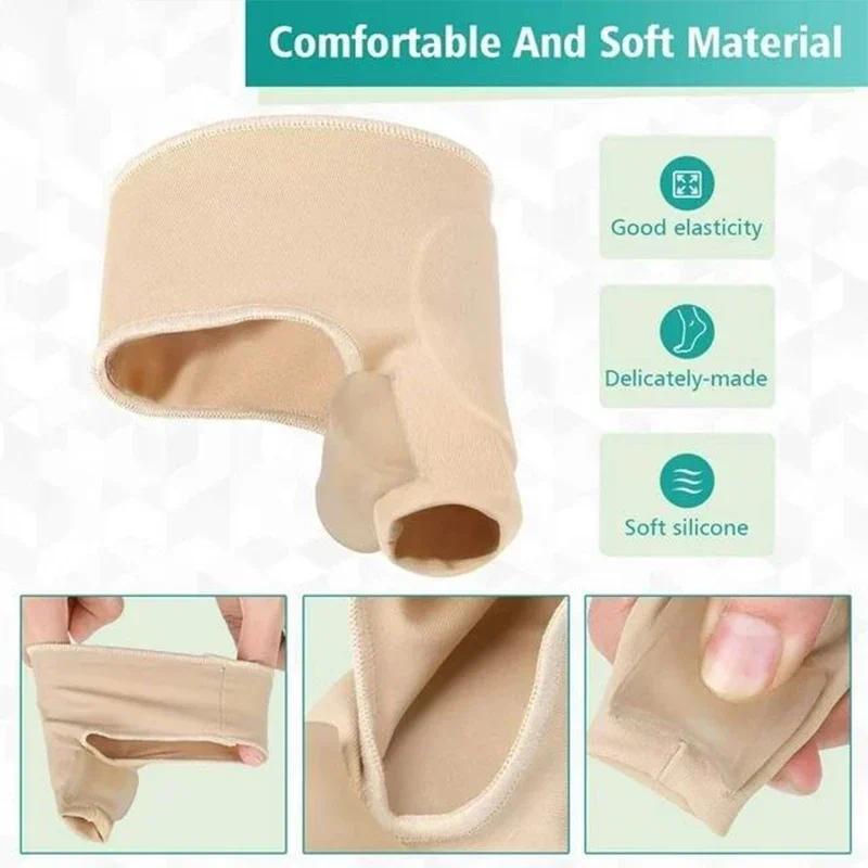 1 pasang Alat Perawatan Kaki: Pelurus Jari Kaki Besar, Pemisah Jari Kaki, Pelindung Bunion, Pelurus 
