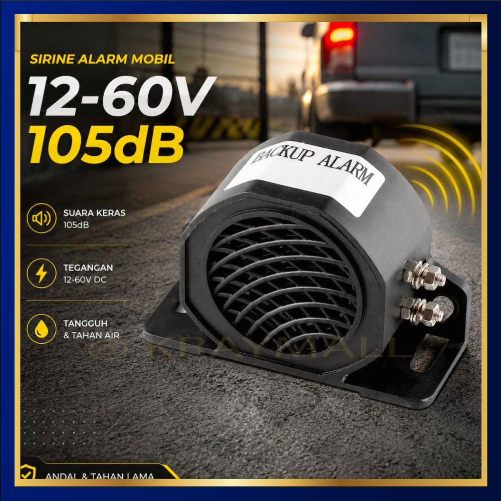 Sirine Speaker Alarm Mobil Bibi Siren 12V 110dB - BX101645