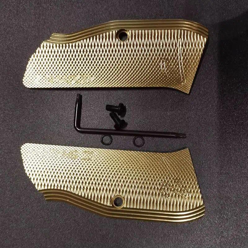 5 Colors Aluminum Alloy CZ75 Grip Scales Texture Handle Cover for CZ 75 Full Size SP-01 Series Shado