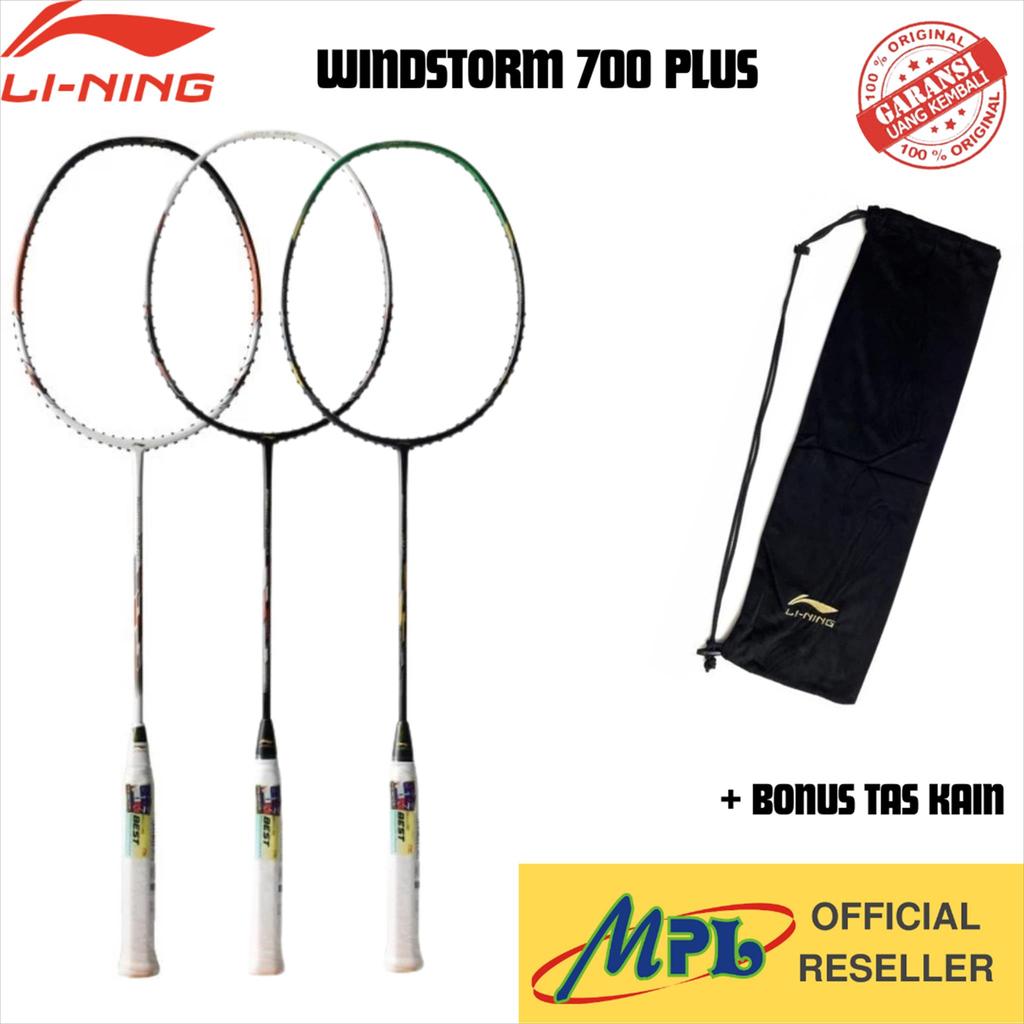 RACKET BADMINTON LINING WINDSTROM 700 PLUS + TAS KAIN