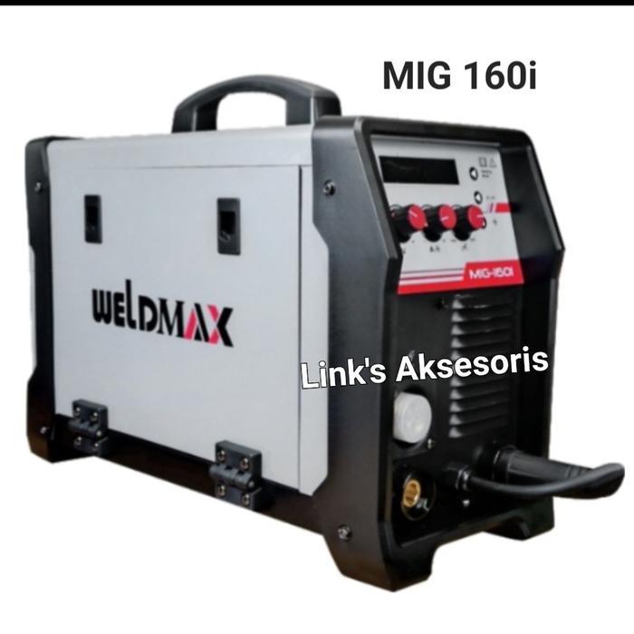 Mesin Las Mig 160A 160 A WELDMAX MIG-160I 2 In 1 MIG-MMA