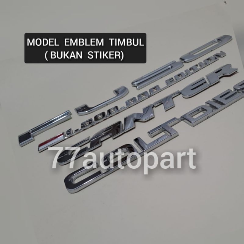 Promo Murah emblem fuso colt diesel canter 1 juta edition harga sudah 4pc emblem Terlaris