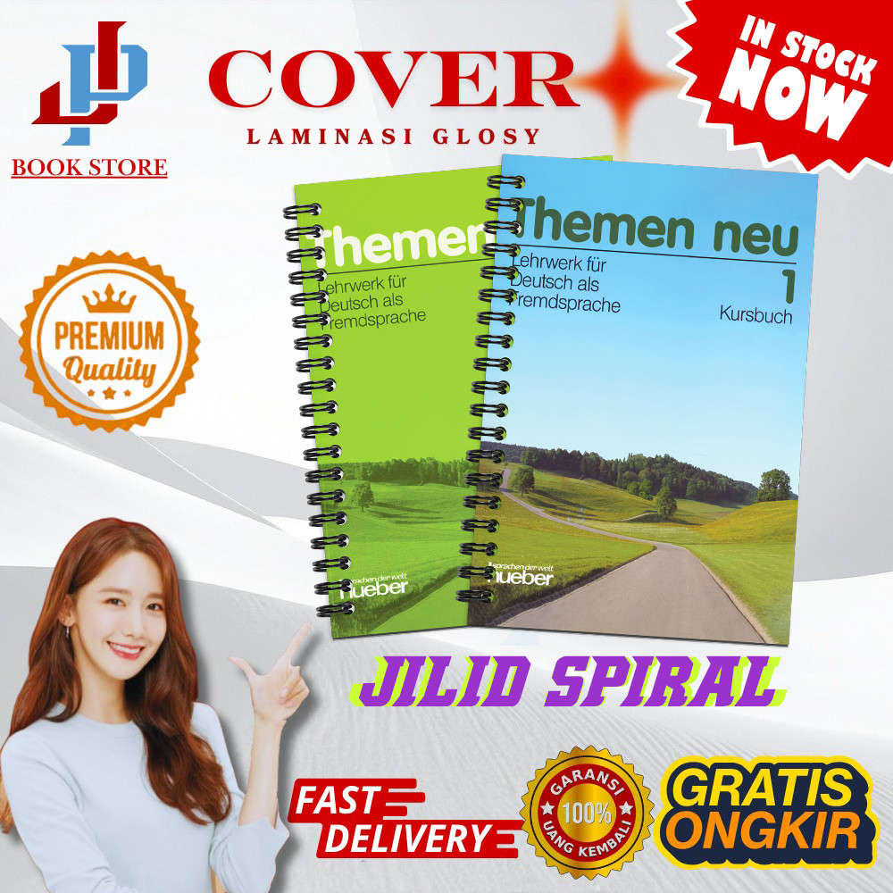 Buku belajar bahasa Jerman Themen neu Kursbuch dan Arbeitsbuch