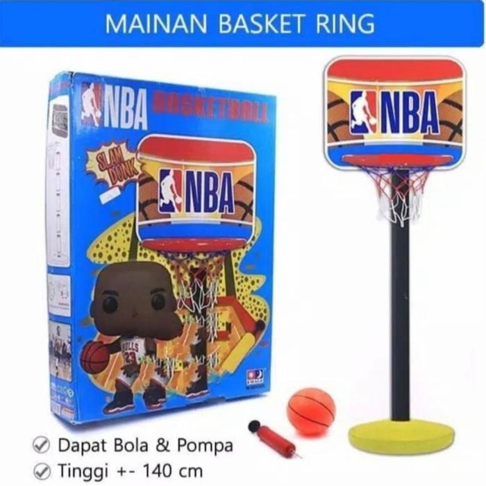 Duffytoys Ring Basket Mainan Anak NBA Basketball Olahraga - Ring Basket NBA