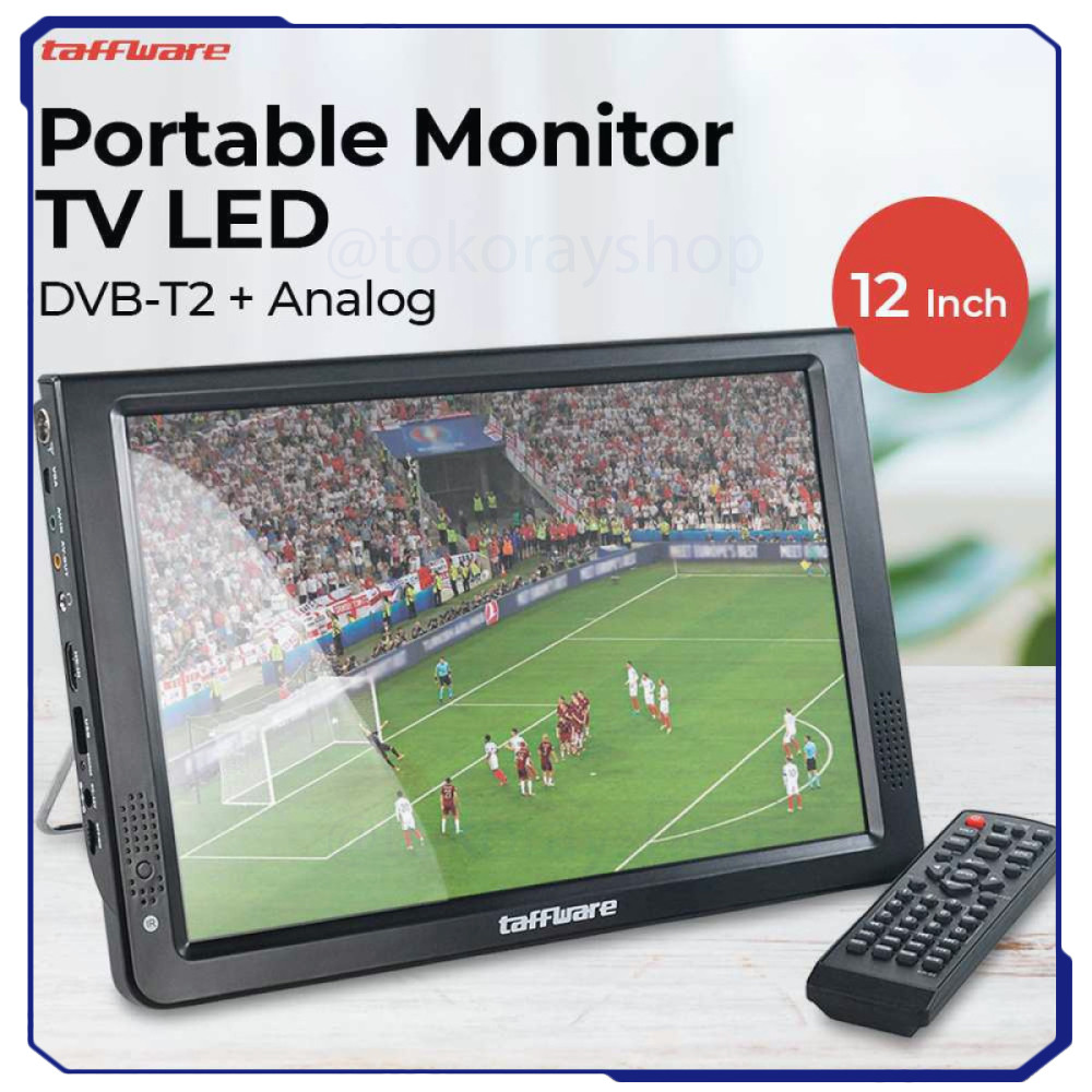 Taffware Portable TV Monitor 11.6 Inch DVB-T2 - D12