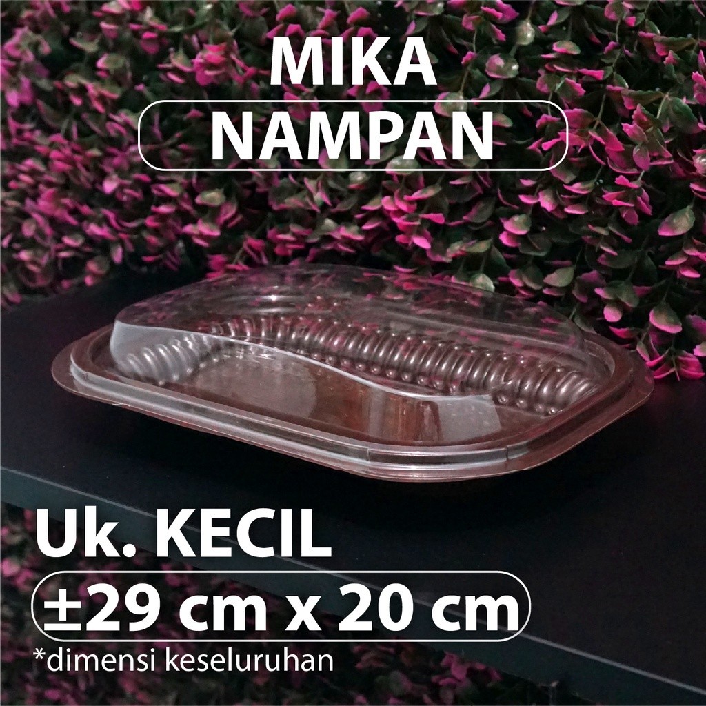 (Depok) Mika Nampan Plastik Kecil - Nampan Kue Kering Basah - Nampan Tray