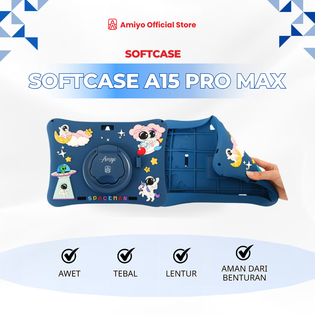 AMIYO - Softcase A15 PRO MAX Pelindung Tablet Bahan FOODGRADES