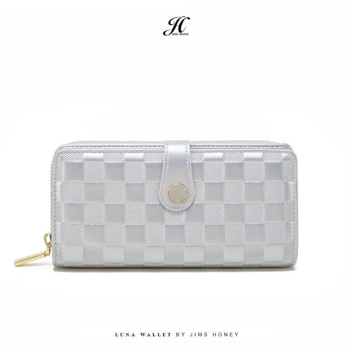 Jims Honey - Luna Wallet - Dompet Panjang Wanita - Silver