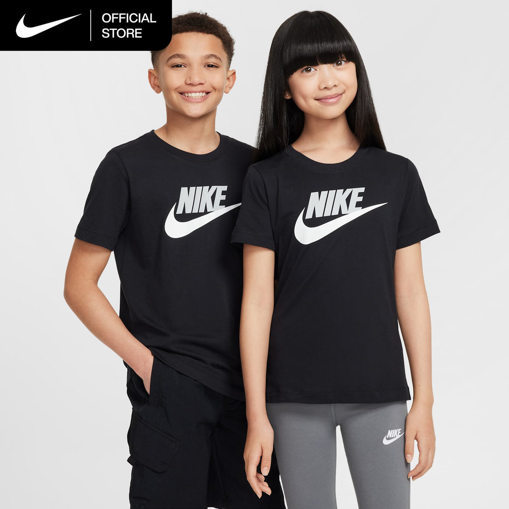 Nike Older Kids' Sportswear T-Shirt - Black [FZ5178-010]