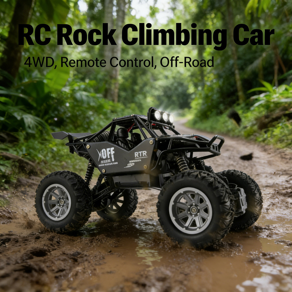 Climbing Car RC Rock 2WD 4WD Remote Control Mainan Dengan Fungsi Semprot Off-Road