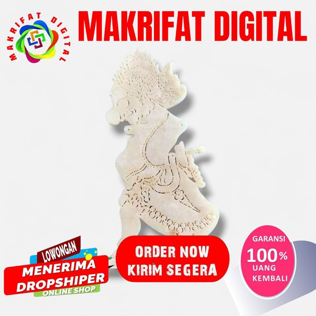 MAKRIFAT DIGITAL aneka putihan wayang gebingan murah