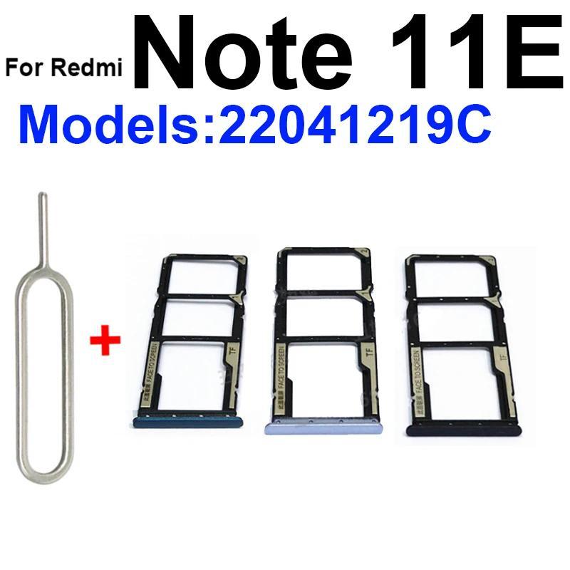 Sim Card Tray For Xiaomi Redmi Note 11SE 11E 11E Pro SIM Card Slot Adapter   Card Reader Holder Repl
