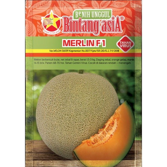 Benih bibit Melon Merlin F1 20Gr