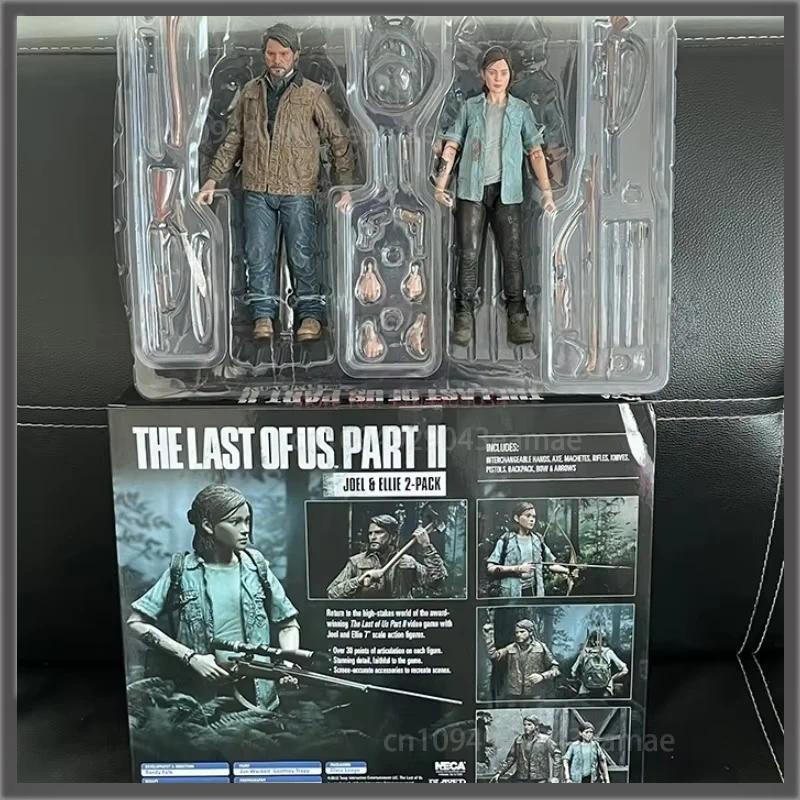 The Last Of Us Part 2 Joel Ellie With Bow 18cm Neca Action Figure 2pcs/Set Model Toy Joint Movable r
