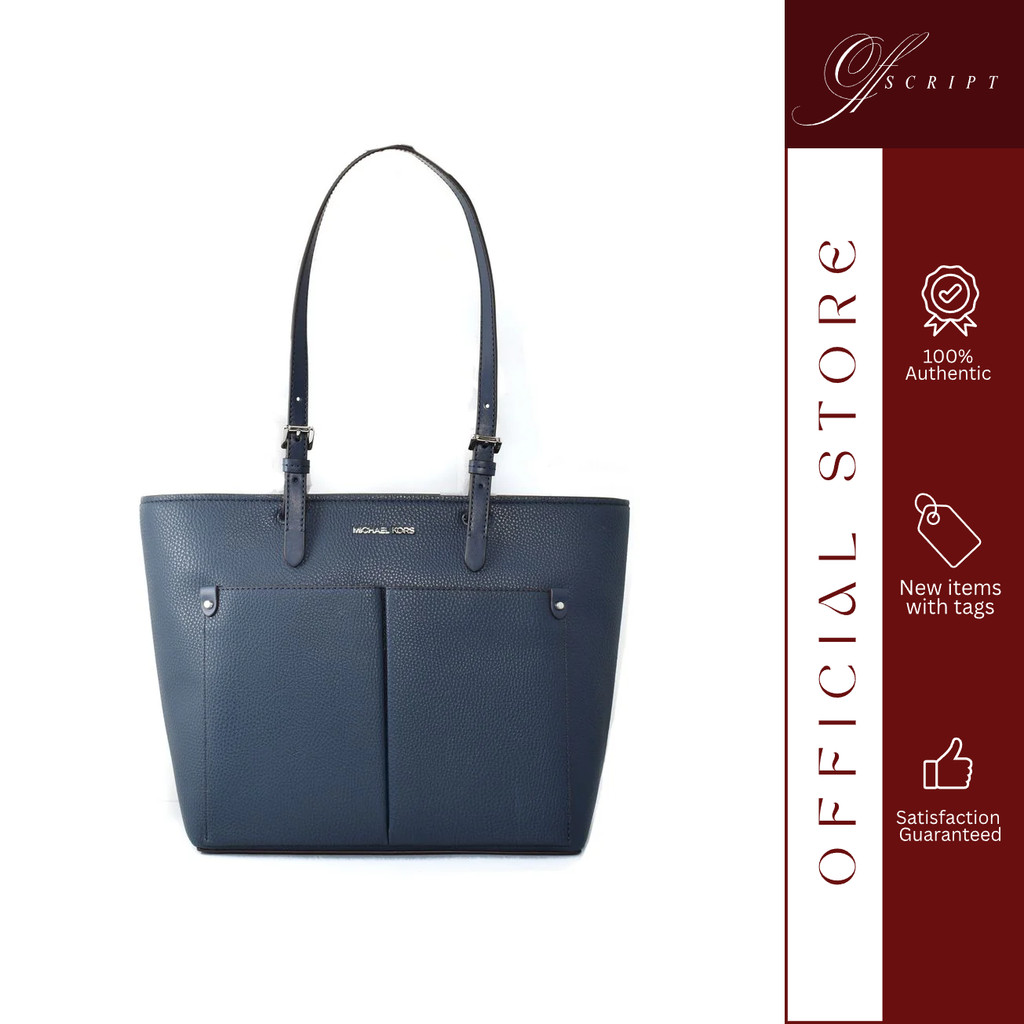 Michael Kors  Jet Set Travel Blue Synthetic Leather Tote Bag
