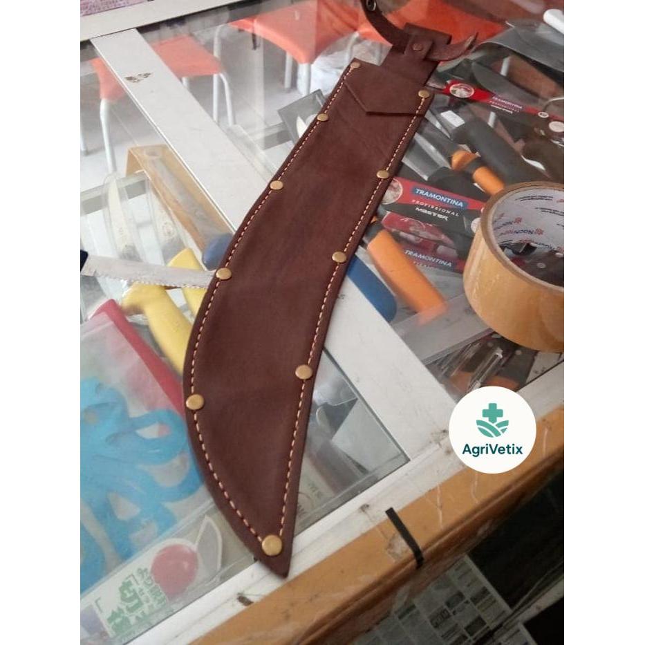 Sarung kulit asli pisau victorinox tramontina dll size 36 cm - 31 cm