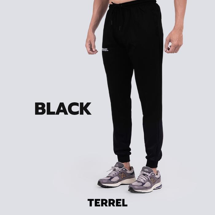 Murah MeriahTerrel Sportswear Celana Training Pria Basic Jogger Black Sport - SP