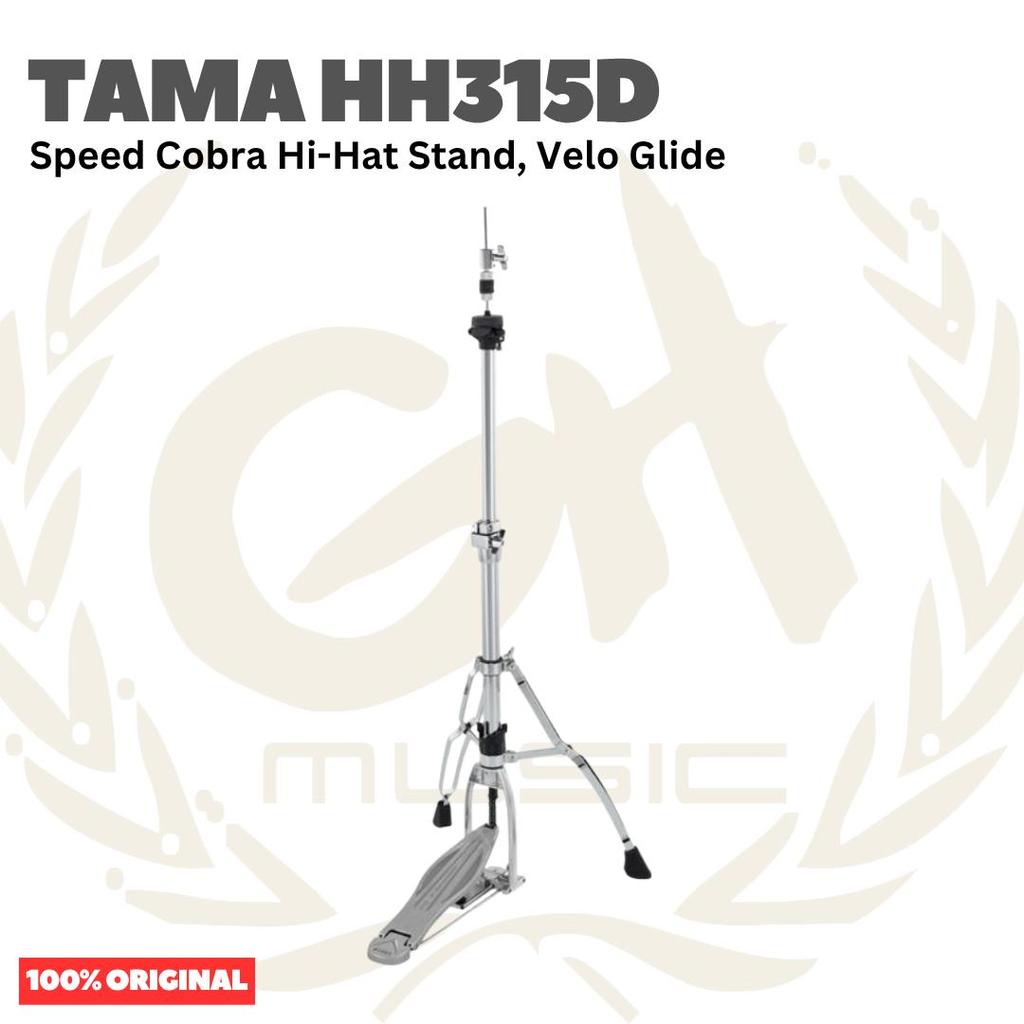 TAMA HH315D Speed Cobra Hi-Hat Stand, Velo Glide - Stand Simbal Hi-Hat Drum