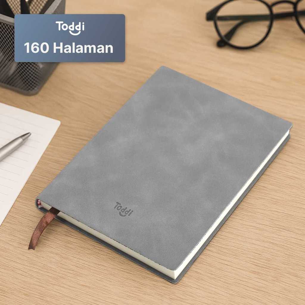 Livihome Toddi Notebook Jurnal A6 Mini 160 Halaman Cover PU Leather Premium - CW-32