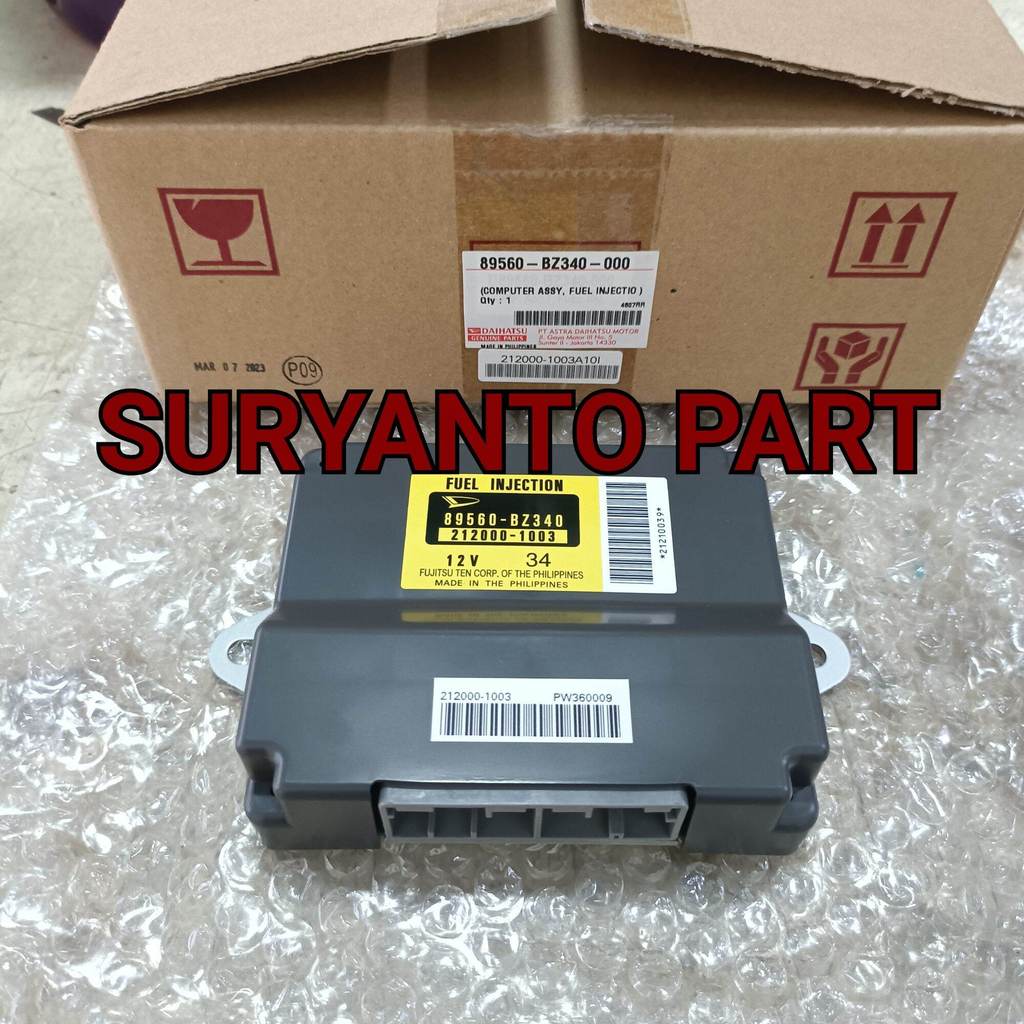 Ecu Komputer Computer Assy Control Engine Toyota Avanza Xenia 1300Cc 1.3Cc Non Vvti Asli Original 89