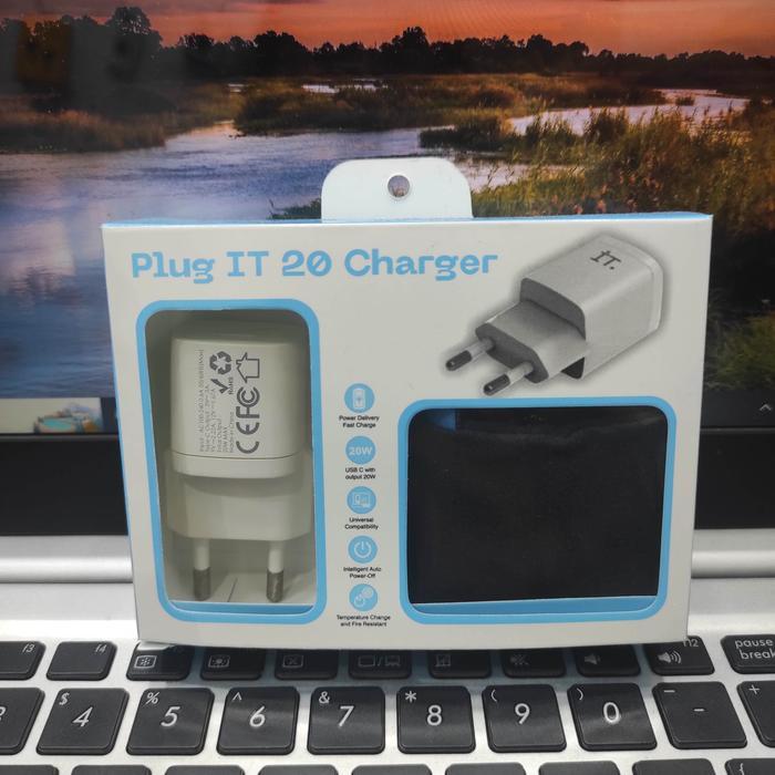 CHARGER IT 20W ADAPTOR CHARGER IT 20 WATT CHARGER IPHONE ANDROID ORIGINAL - CHARGER IT