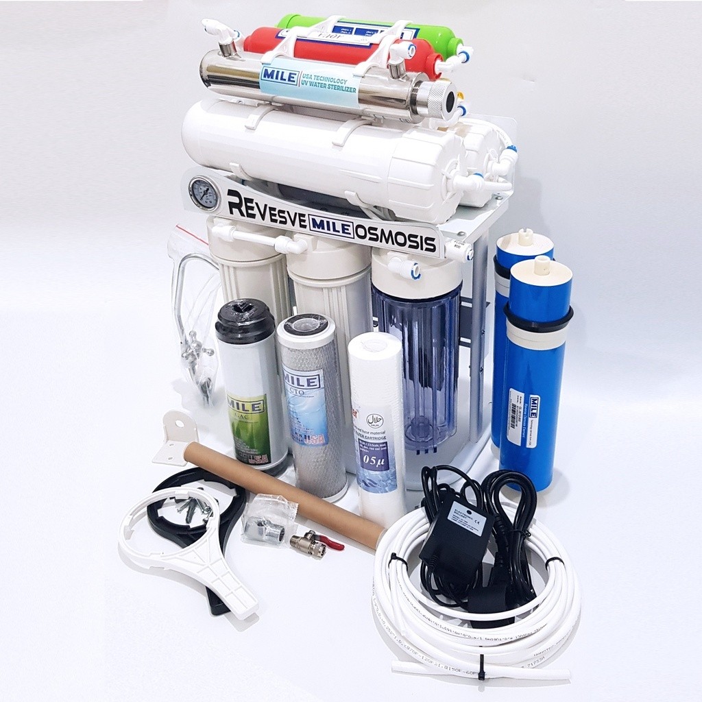 Mesin RO 1000gpd 10step alkaline+uv ultraviolet/Mesin air minum langsung Reverse Osmosis Undersink P