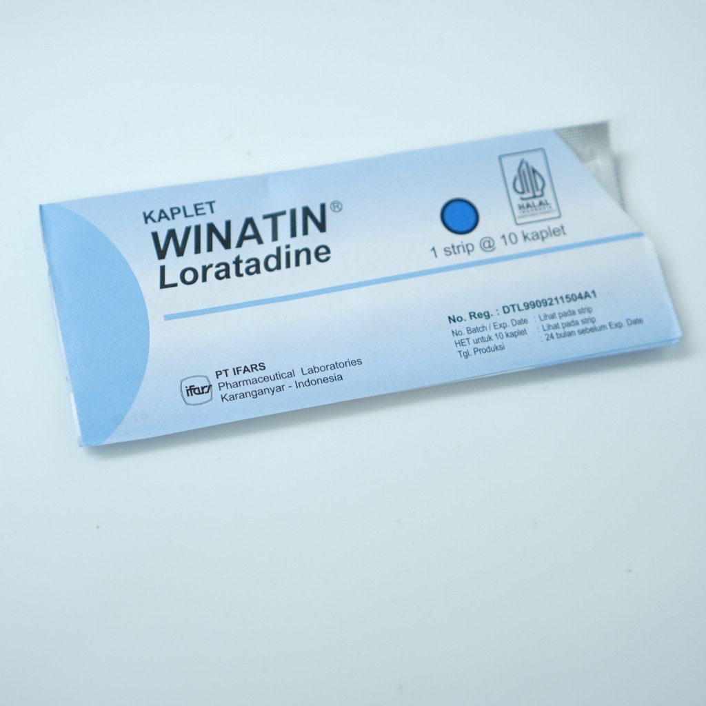 Winatin 10 Tablet - Obat Gatal Alergi
