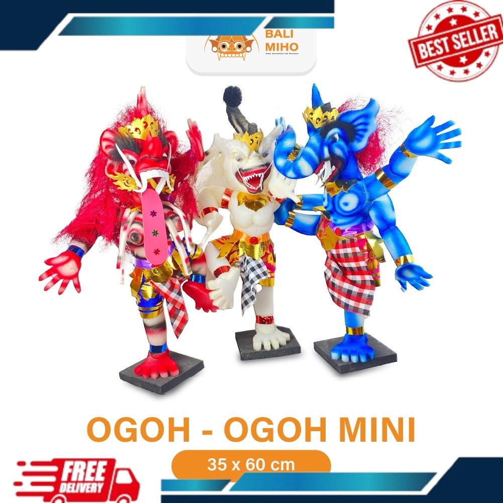 Ogoh-Ogoh Mini 60 cm- Mainan Anak-anak - Ogoh Ogoh Mini - Pajangan Ogohogoh - Ogoh Ogoh Ganesha - Og