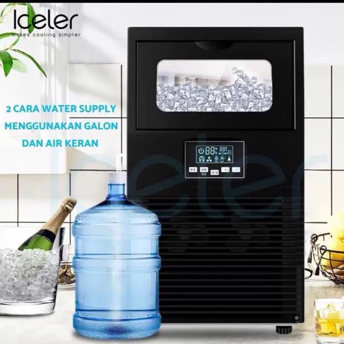 Mesin Es Batu 40kg perhari iceler Ice Cube Maker untuk Cafe
