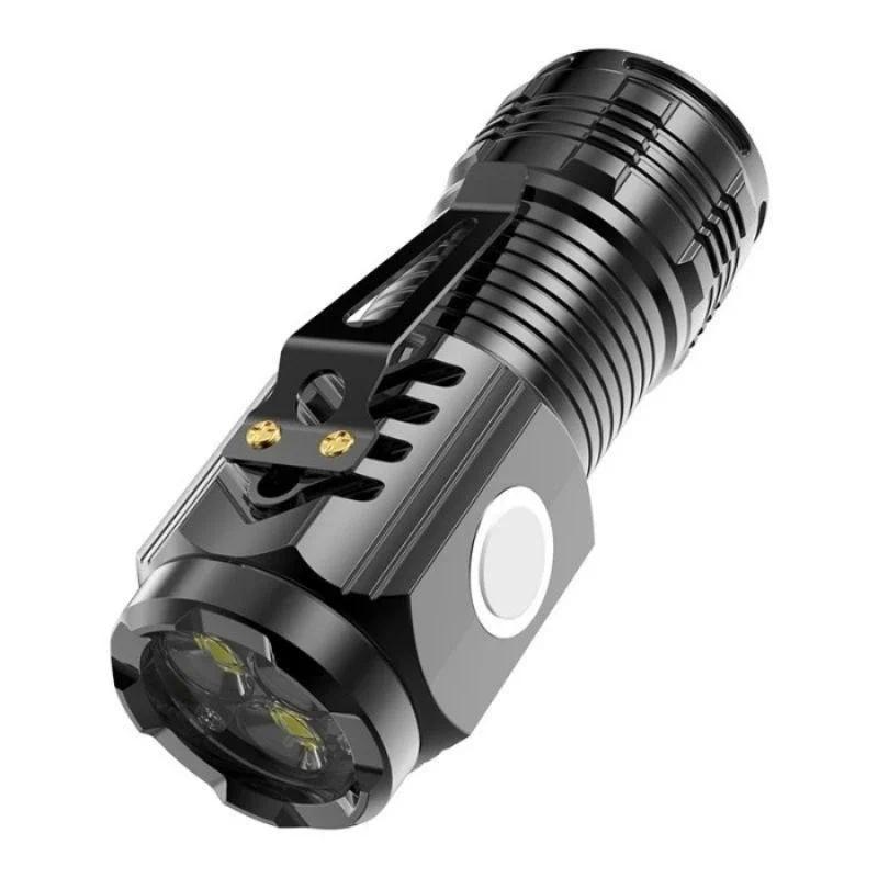 Senter LED Super Terang / Senter Mini 3 Mata Terang Anti Air / Senter Mini Super Terang
