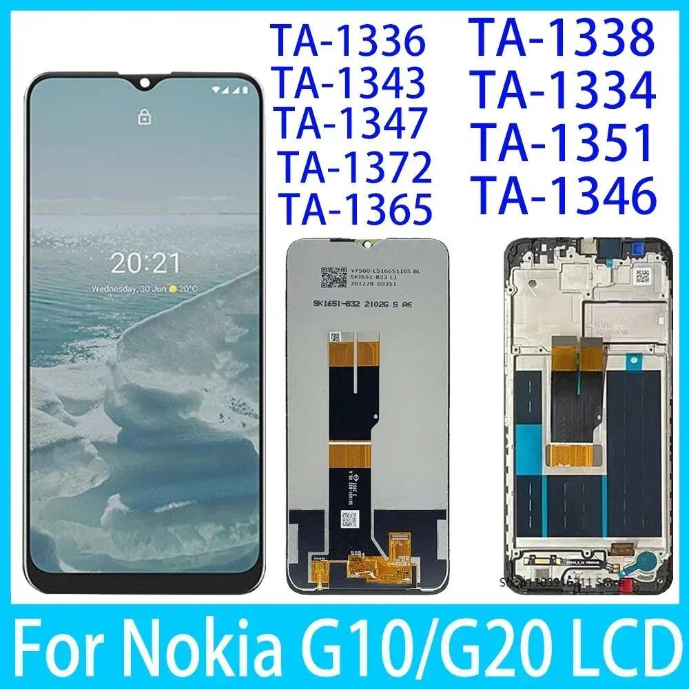 Original LCD For Nokia G20 LCD TA-1336 LCD splay Tou Screen gitizer Assembly For Nokia G10 TA-1334 S