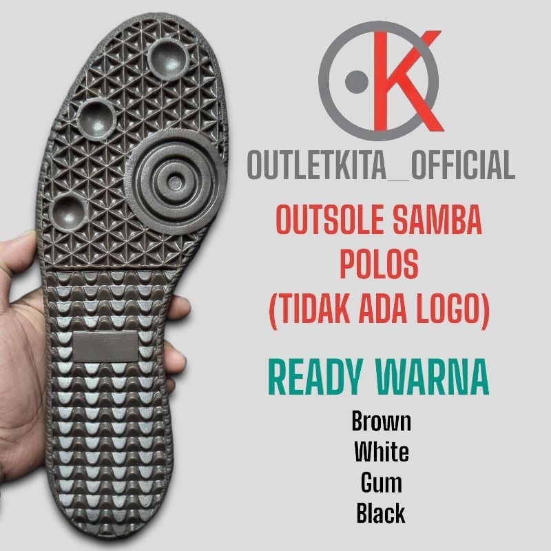 TERLARIS Outsole Samba Polos Universal (Tanpa Logo Adidas)