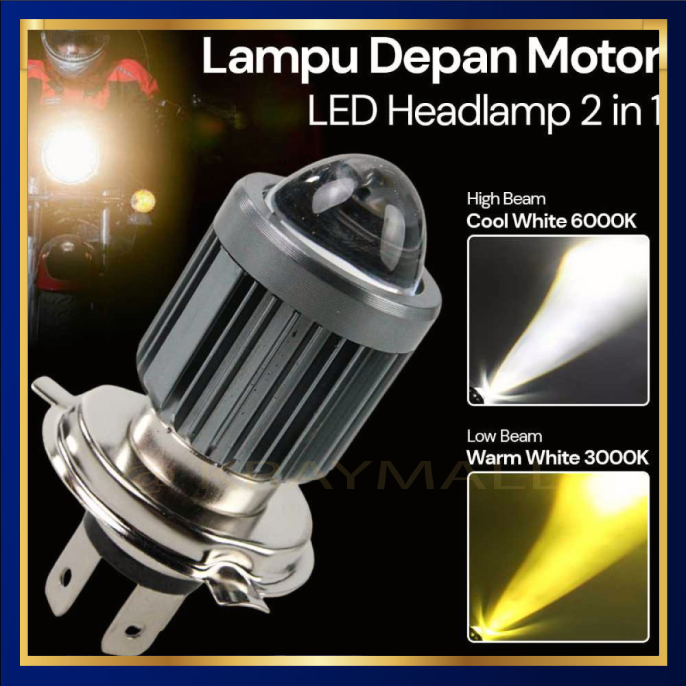 Lampu Motor LED Headlight 10000LM H4 CSP 1 PCS - P15