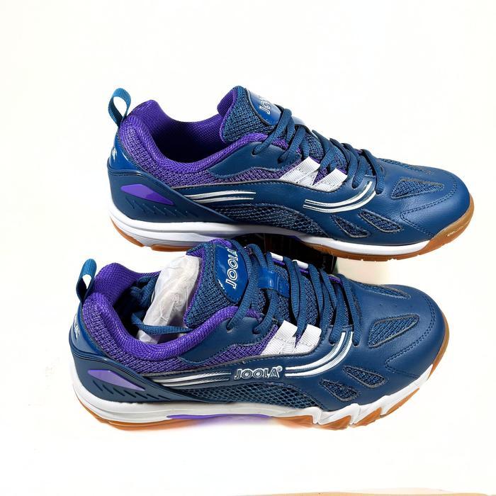 Joola Sepatu Olahraga Serbaguna untuk Tennis Meja Badminton Voli Warna Ungu Putih Hitam Original Imp