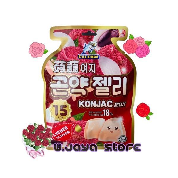 Captain Dolphin Konjac Jelly Manggo/ Peach/ Lychee/ Grape 300g - Lychee